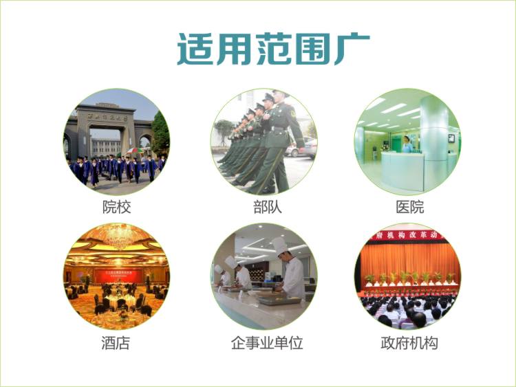 適用于酒店、餐飲飯店、學校食堂及企事業(yè)單位食堂