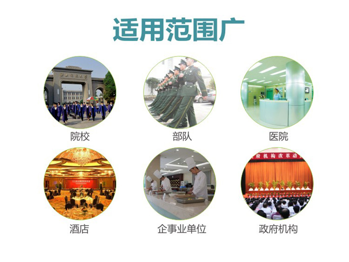 消毒柜適用于酒店、飯店、職工食堂、院校食堂等領域